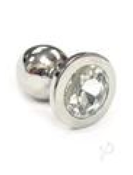 Rouge Anal Butt Plug Lg Stainl Stl