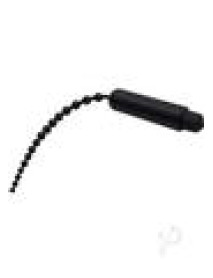 Ms Dark Rod Vibrating Beaded Silic Sound