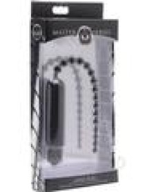 Ms Dark Rod Vibrating Beaded Silic Sound