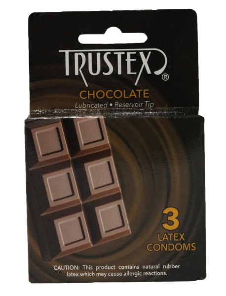 Chocolate Trustex Condom 3`s