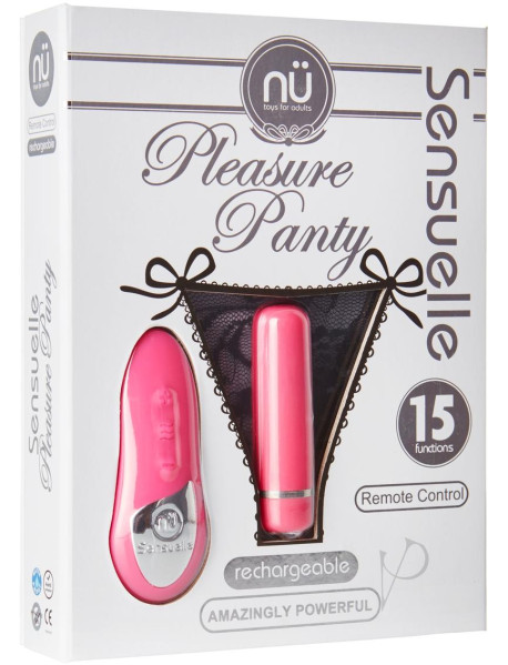 Sensuelle Pleasure Panty R/c Bullet Pink