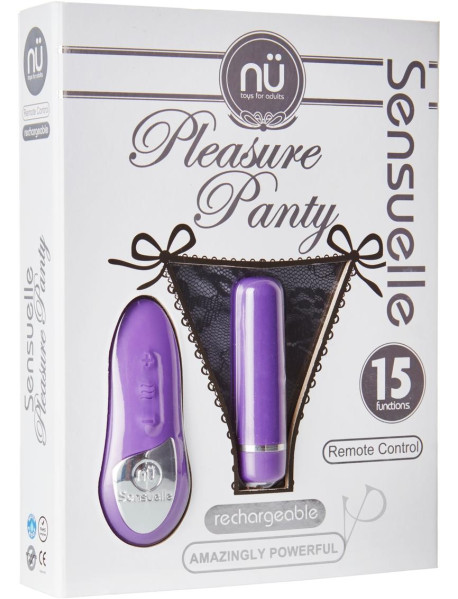 Sensuelle Pleasure Panty R/c Bullet Purp Sensuelle Pleasure Panty R/c Bullet Purp