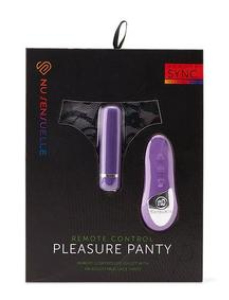 Sensuelle Pleasure Panty R/c Bullet Purp Sensuelle Pleasure Panty R/c Bullet Purp