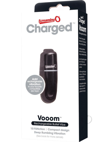 Charged Vooom Recharge Bullet Blk-indv