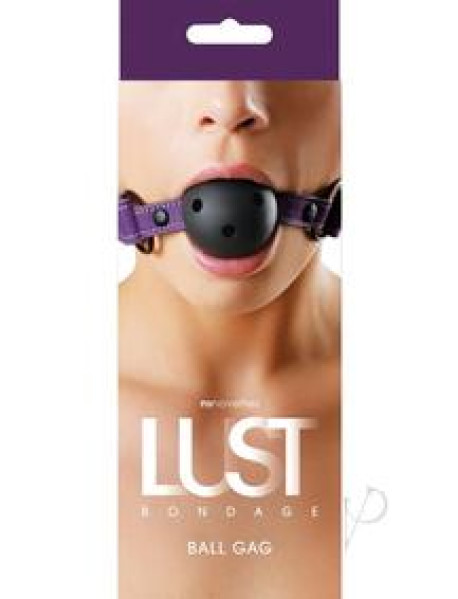 Lust Bondage Ball Gag Purple Lust Bondage Ball Gag Purple