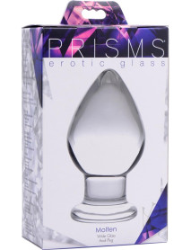 Prisms Molten Wide Glass Butt Plug