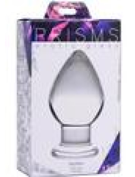 Prisms Molten Wide Glass Butt Plug