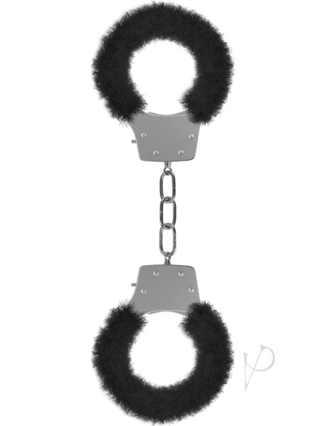 Ouch! Pleasure Handcuffs Furry Black Ouch! Pleasure Handcuffs Furry Black