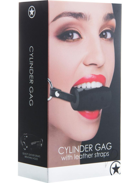 Ouch! Cylinder Gag Black