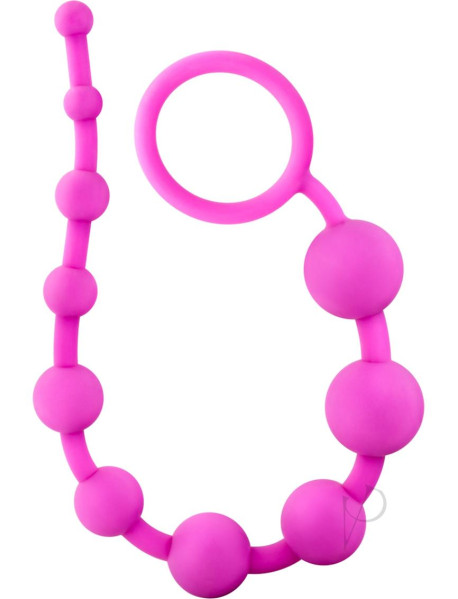 Luxe Silicone 10 Beads Pink