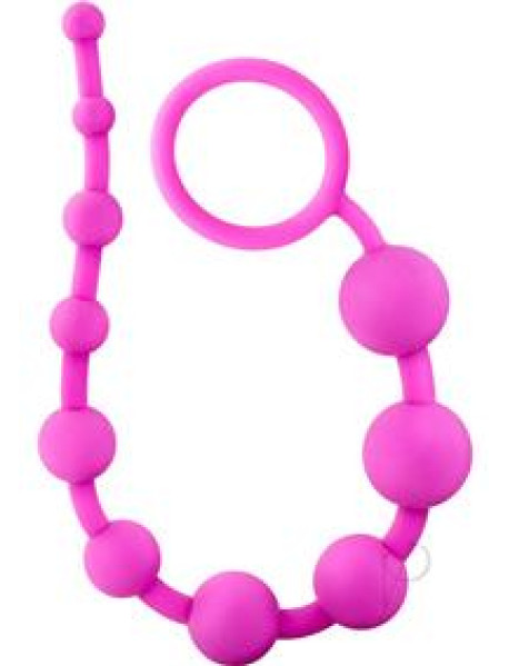 Luxe Silicone 10 Beads Pink