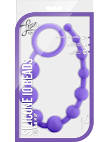Luxe Silicone 10 Beads Purple