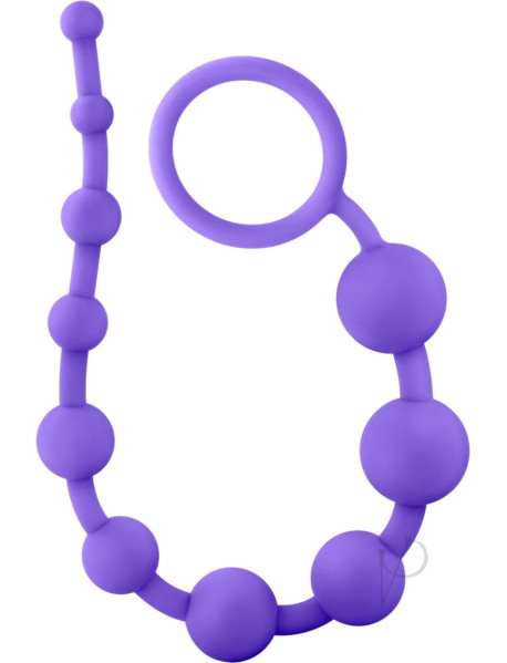 Luxe Silicone 10 Beads Purple