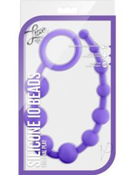 Luxe Silicone 10 Beads Purple