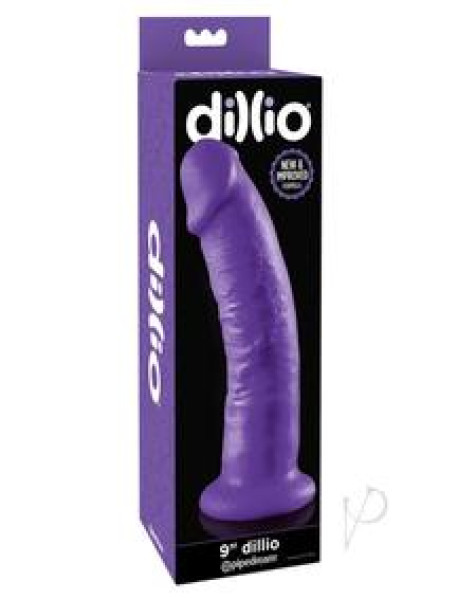 Dillio Dildo 9 Purple Dillio Dildo 9 Purple