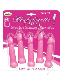 Pecker Party Candles Pink 5pk