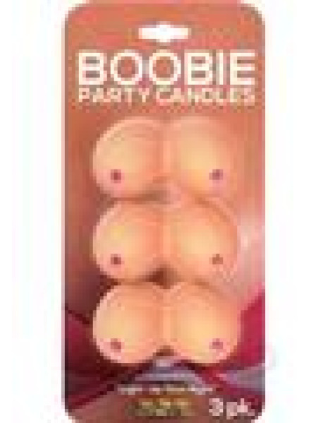 Boobie Party Candles 3pk