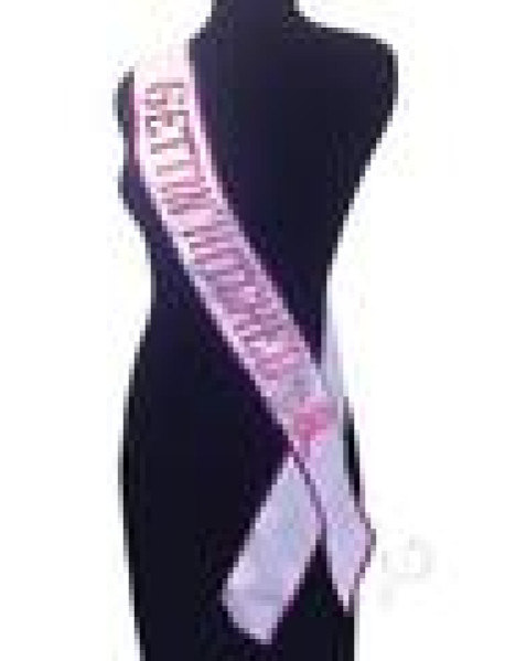 Getting Hitched Glitter Sash