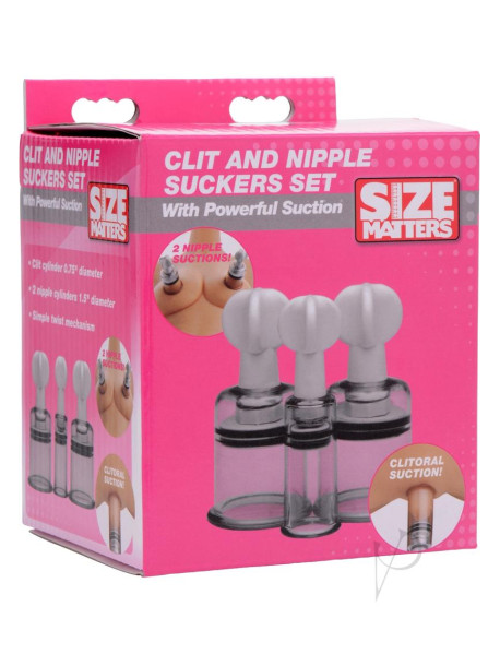 Sm Clit And Nipple Sucker Set