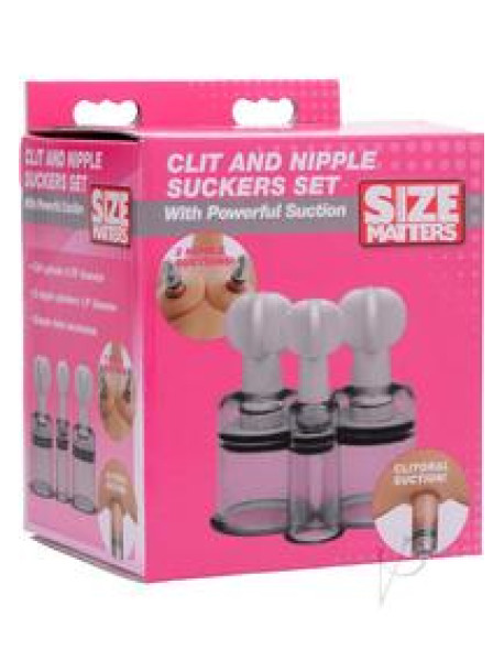 Sm Clit And Nipple Sucker Set