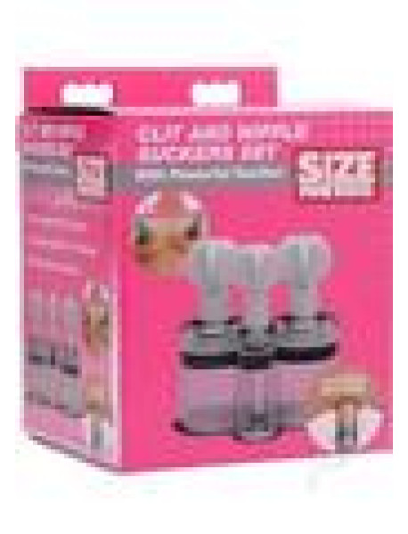 Sm Clit And Nipple Sucker Set