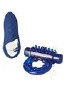 Sensuelle Remote Control Bullet Ring Blu