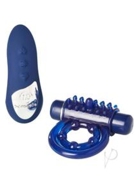 Sensuelle Remote Control Bullet Ring Blu