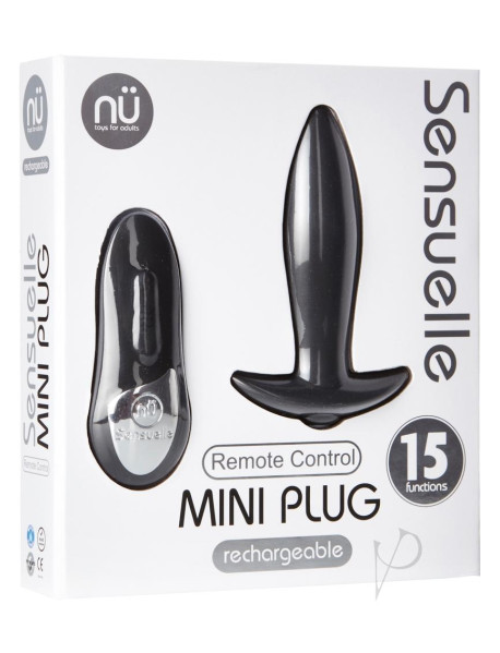 Sensuelle Remote Control Mini Plug Black