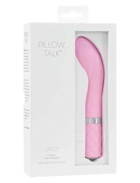 Pillow Talk Sassy Gspot Massager Pink