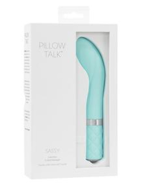 Pillow Talk Sassy Gspot Massager Teal