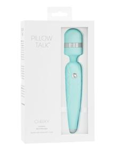 Pillow Talk Cheeky Massager Wand Teal