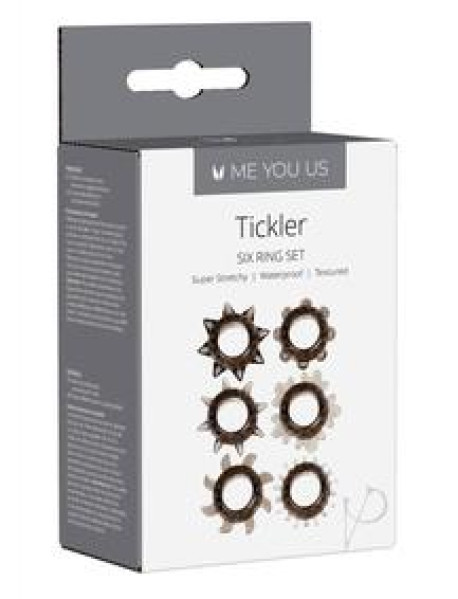 Myu Tickler Textured Ring Set 6 Pk
