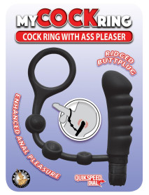 My Cockring W/ass Pleaser Black(spec)