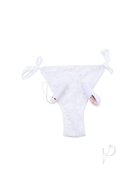 Sensuelle Pleasure Panty R/c Bullet Wht