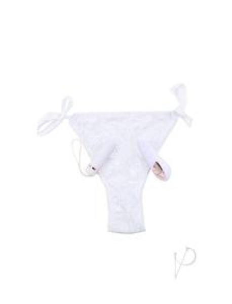 Sensuelle Pleasure Panty R/c Bullet Wht