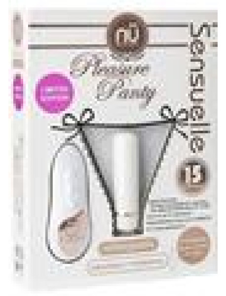 Sensuelle Pleasure Panty R/c Bullet Wht
