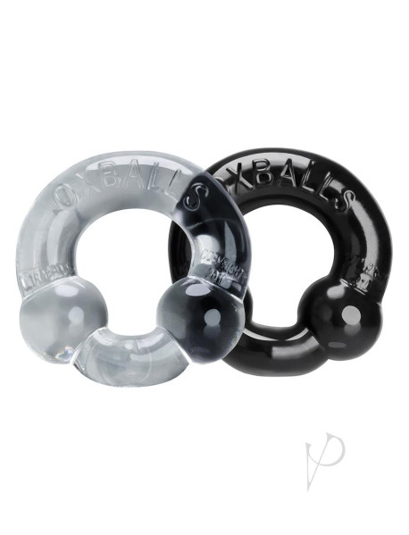 Ultraballs 2pk Cockring Blk/clr