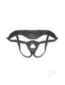 Lux F Patent Leather Strap On Black