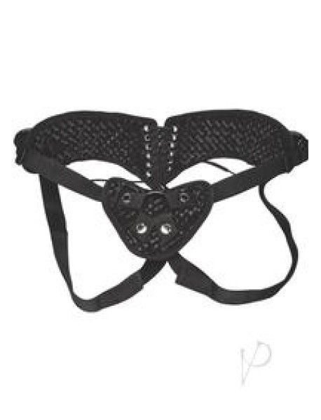 Lux F Diamond Velvet S/o Corset Black
