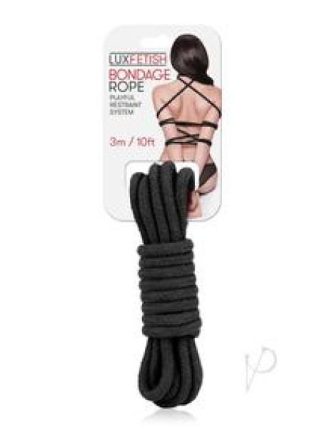 Lux F Bondage Rope 3m Black