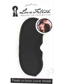 Lux F Peek A Boo Love Mask Black