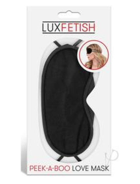 Lux F Peek A Boo Love Mask Black