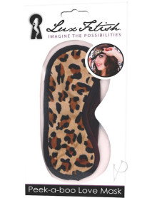 Lux F Peek A Boo Love Mask Leopard