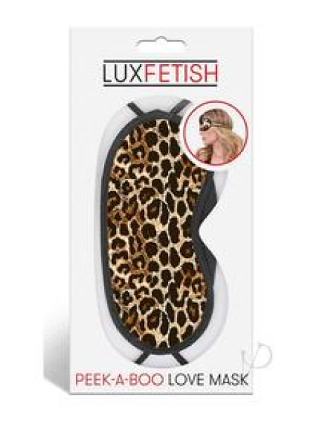 Lux F Peek A Boo Love Mask Leopard