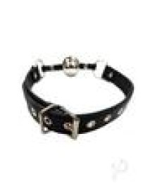 Rouge Ball Gag Blk W/slvr Ball