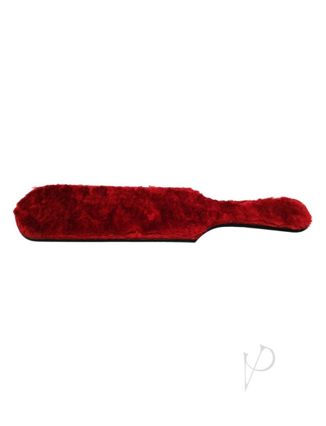 Rouge Paddle W/fur Red/blk
