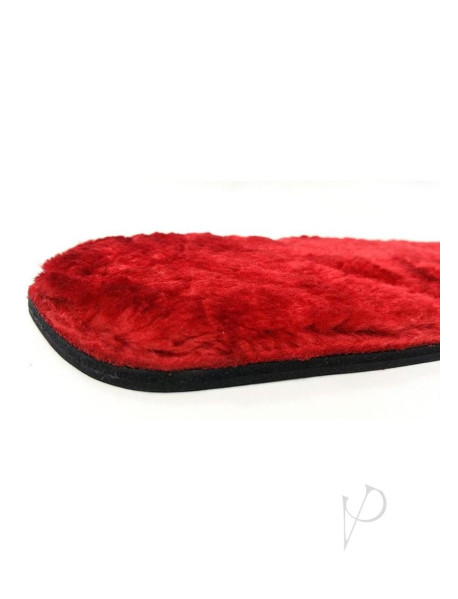 Rouge Paddle W/fur Red/blk