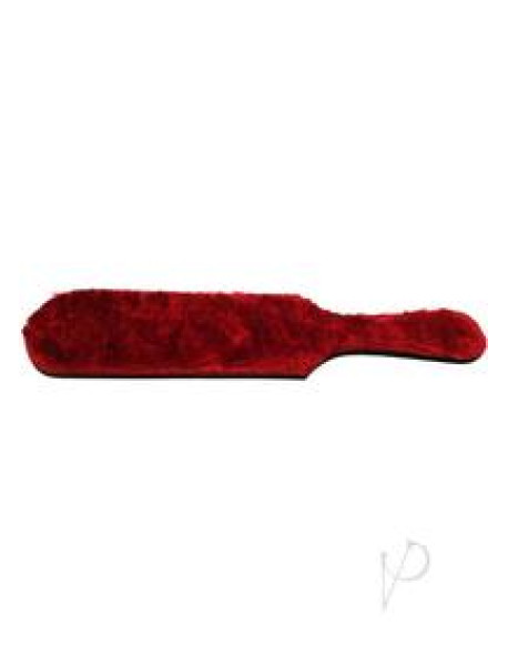 Rouge Paddle W/fur Red/blk