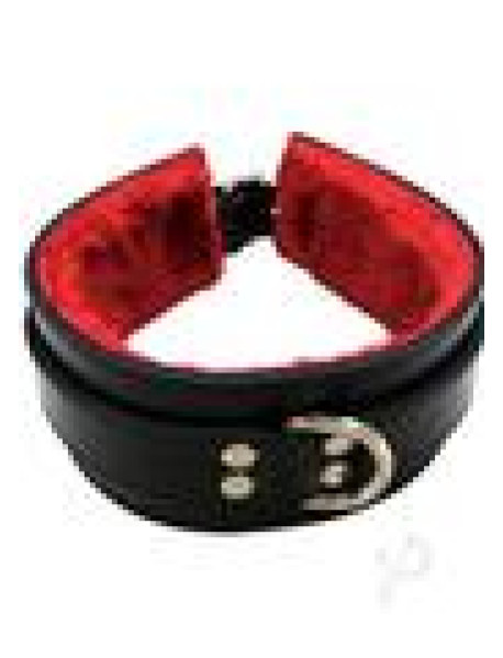 Rouge Fur Collar Black/red