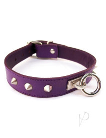 Rouge O Ring Studded Collar Pur
